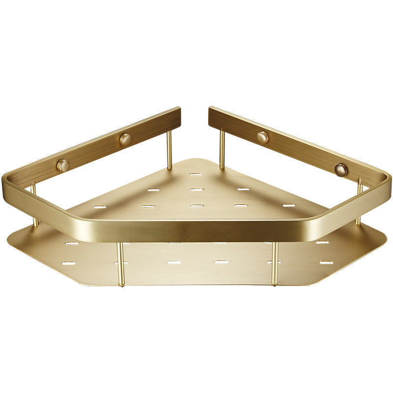 Copper Bathroom Wall Storage Rack