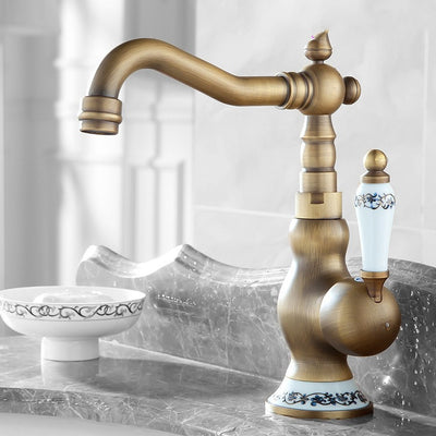 Antique Sink Rotating Faucet
