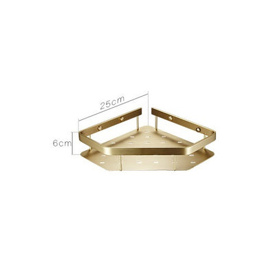 Copper Bathroom Wall Storage Rack