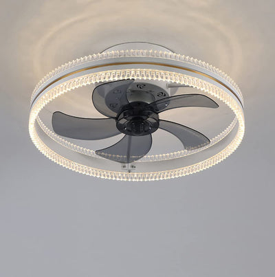 Invisible Blade Ceiling Fan with Light