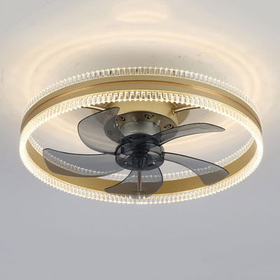 Invisible Blade Ceiling Fan with Light