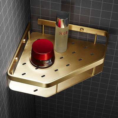 Copper Bathroom Wall Storage Rack