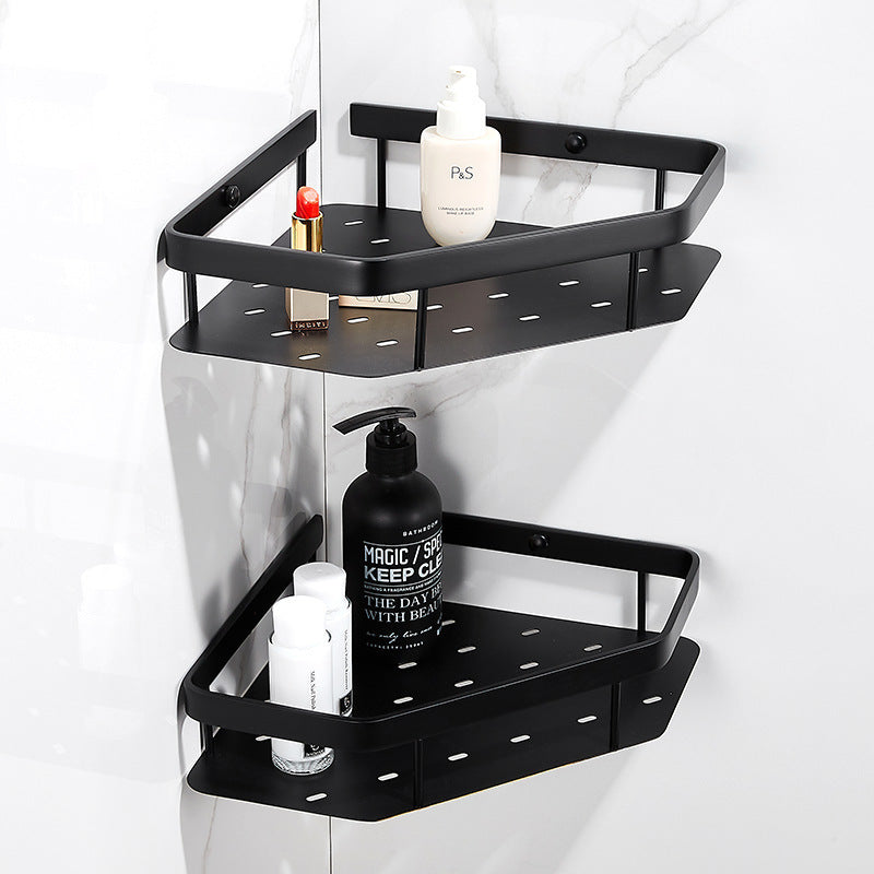 Copper Bathroom Wall Storage Rack