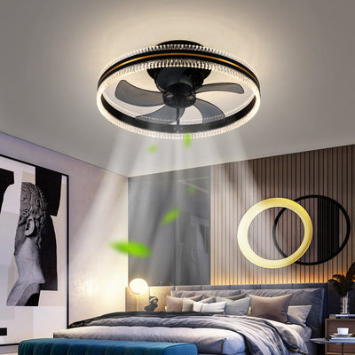 Invisible Blade Ceiling Fan with Light