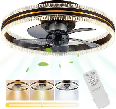 Invisible Blade Ceiling Fan with Light