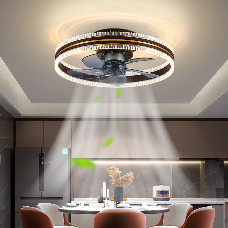 Invisible Blade Ceiling Fan with Light